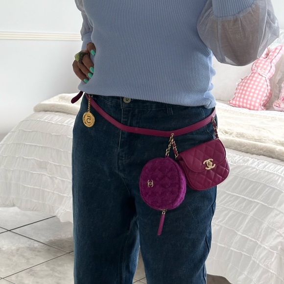 💗CHANEL belt with two mini bags worn once ‼️absolutely stunning rare - Picture 11 of 11